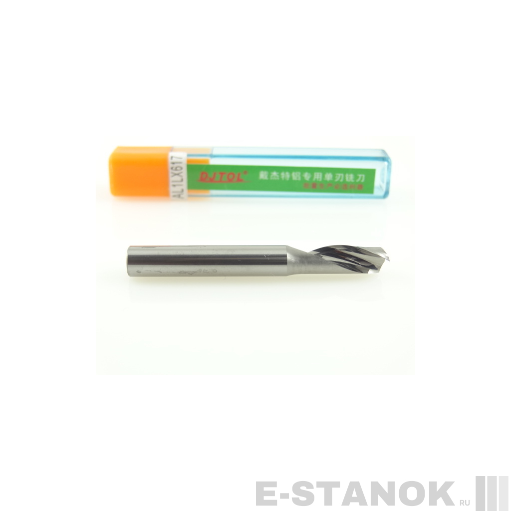 Однозаходная фреза по алюминию DJTOL A: диам. 6 мм, реж. длина 17 мм