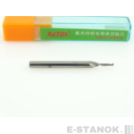 Однозаходная фреза по алюминию DJTOL A: хвост. 3,175 мм, диам. 1.5 мм, реж. длина 6 мм