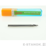 Однозаходная фреза по алюминию DJTOL A: хвост. 3.175 мм, диам. 2.5 мм, реж. длина 4 мм