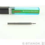 Однозаходная фреза по алюминию DJTOL AA: диам. 1.5 мм, хвост. 3.175 мм, реж. длина 3 мм