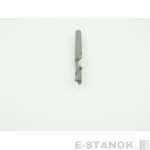 Однозаходная фреза по алюминию DJTOL AA: диам. 3,175 мм, реж. длина 12 мм