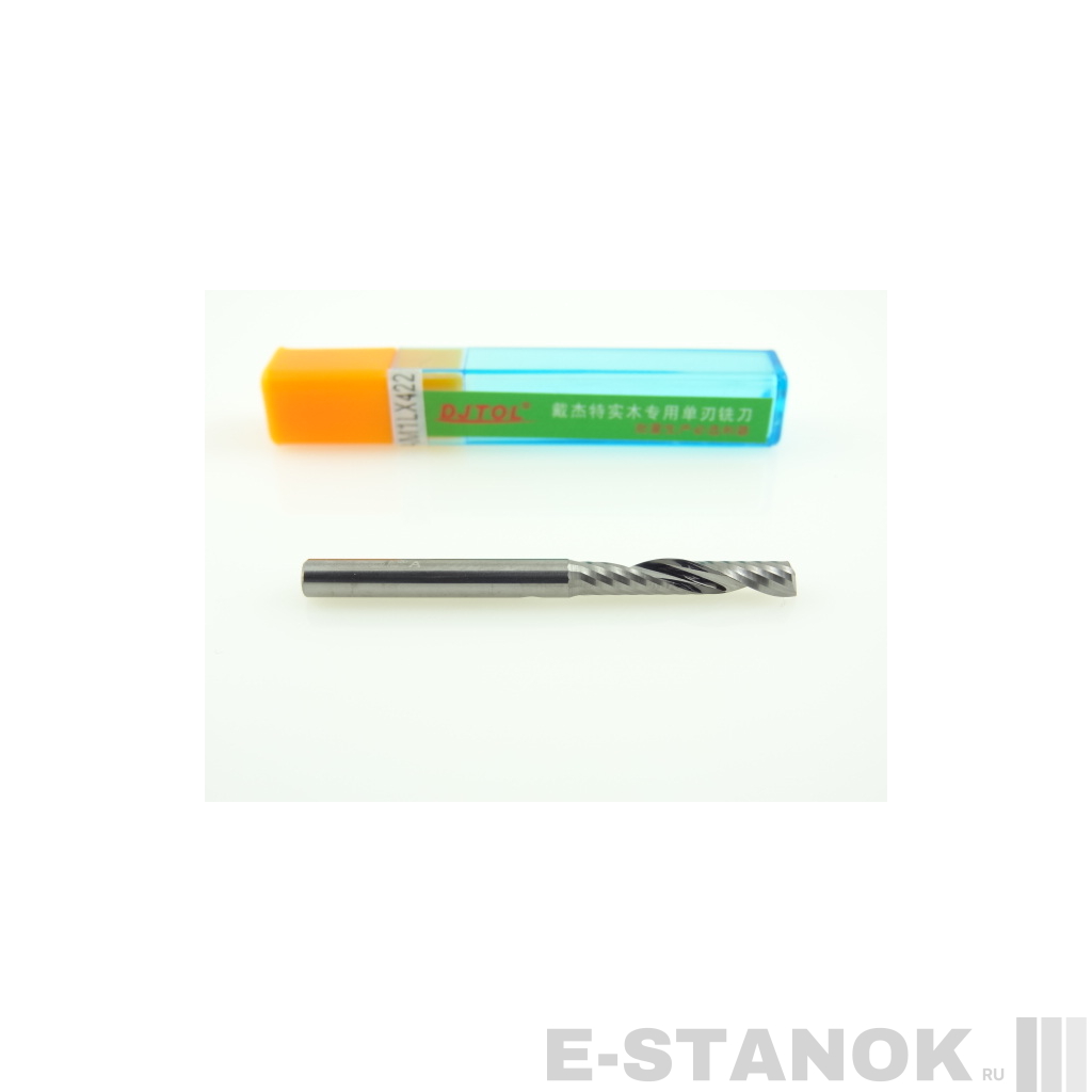 Однозаходная фреза по дереву DJTOL A: диам. 4 мм, реж. длина 22 мм