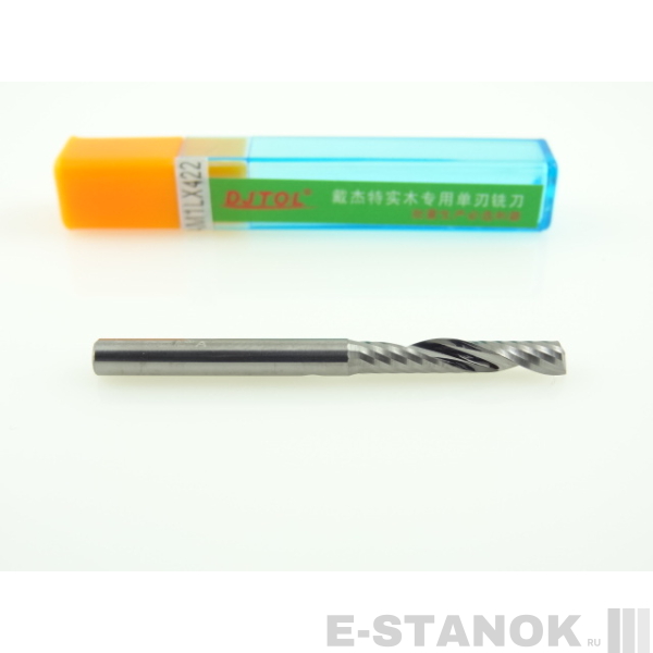 Однозаходная фреза по дереву DJTOL A: диам. 4 мм, реж. длина 22 мм