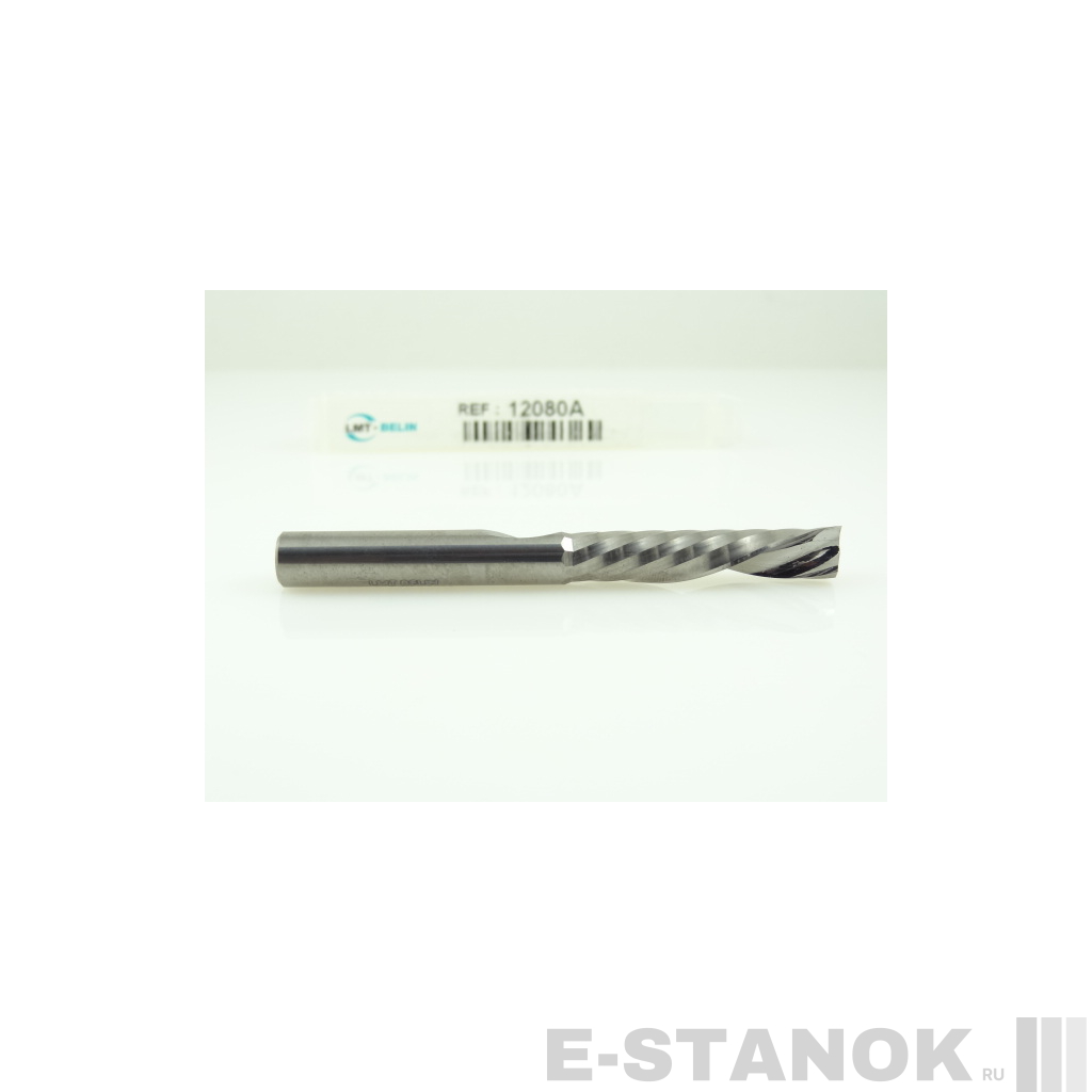 Однозаходная фреза стружка вниз Belin: диам. 8 мм, реж. длина 38 мм