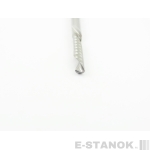 Однозаходная фреза стружка вниз DJTOL 3A: диам. 3.175 мм, реж. длина 15 мм