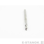 Однозаходная фреза стружка вниз DJTOL A: диам. 3.175 мм, реж. длина 15 мм