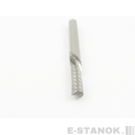 Однозаходная фреза стружка вниз DJTOL A: диам. 5 мм, реж. длина 17 мм