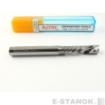 Однозаходная фреза стружка вниз DJTOL A: диам. 6 мм, реж. длина 25 мм