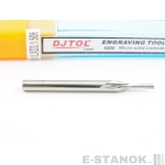 Однозаходная фреза стружка вниз DJTOL A: хвост. 3.175, диам. 1.5 мм мм, реж. длина 6 мм