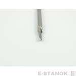 Однозаходная фреза стружка вниз DJTOL A: хвост. 3.175, диам. 2 мм, реж. длина 6 мм