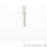 Однозаходная фреза стружка вниз DJTOL A: хвост. 3.175, диам. 2 мм, реж. длина 12 мм