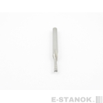 Однозаходная фреза стружка вниз DJTOL A: хвост. 3.175 мм, диам. 2 мм, реж. длина 8 мм