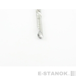 Однозаходная фреза стружка вниз DJTOL AA: диам. 3.175 мм, реж. длина 15 мм