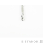 Однозаходная фреза стружка вниз DJTOL AA: диам. 3.175 мм, реж. длина 22 мм