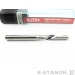 Однозаходная фреза стружка вниз DJTOL AA: диам. 4 мм, реж. длина 22 мм