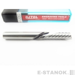 Однозаходная фреза стружка вниз DJTOL AA: диам. 6 мм, реж. длина 22 мм