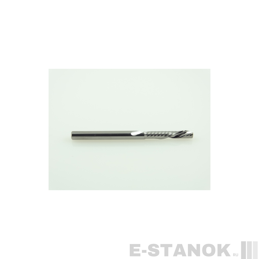 Однозаходная фреза стружка вниз DJTOL N: диам. 3.175 мм, реж. длина 17 мм