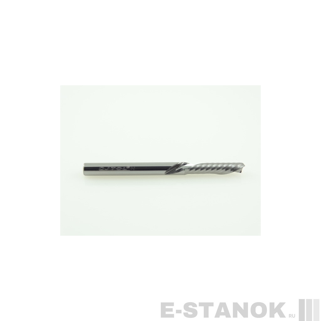 Однозаходная фреза стружка вниз DJTOL N: диам. 4 мм, реж. длина 17 мм