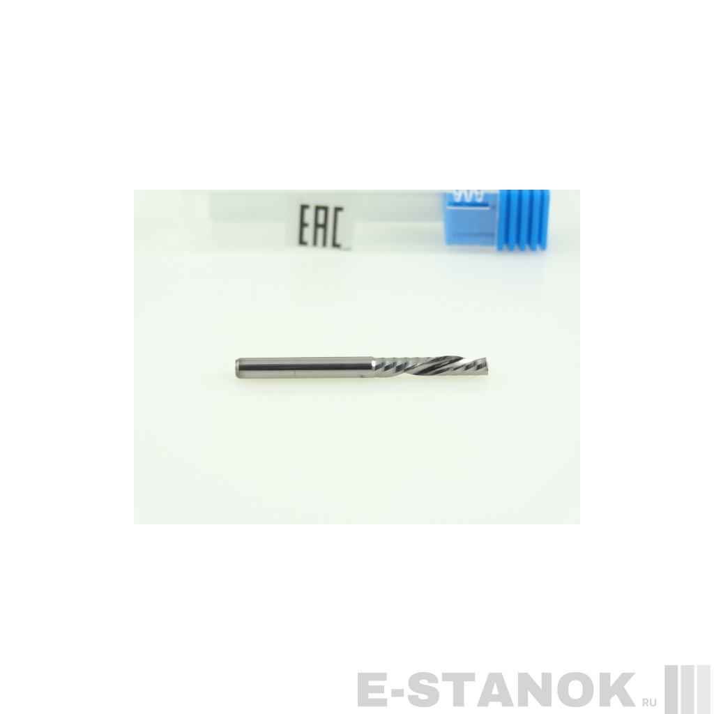 Однозаходная фреза стружка вниз JFC: диам. 3.175 мм, реж. длина 17 мм