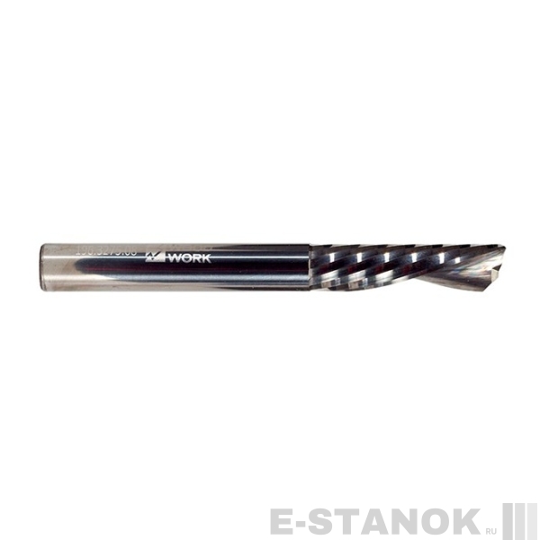 Однозаходная фреза стружка вниз WoodWork: диам. 3 мм, раб. длина 12 мм