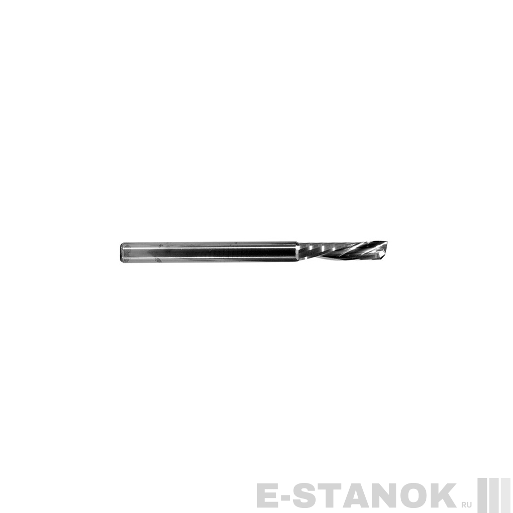 Однозаходная фреза стружка вниз WoodWork: диам. 4 мм, раб. длина 17 мм, общ. длина 50 мм