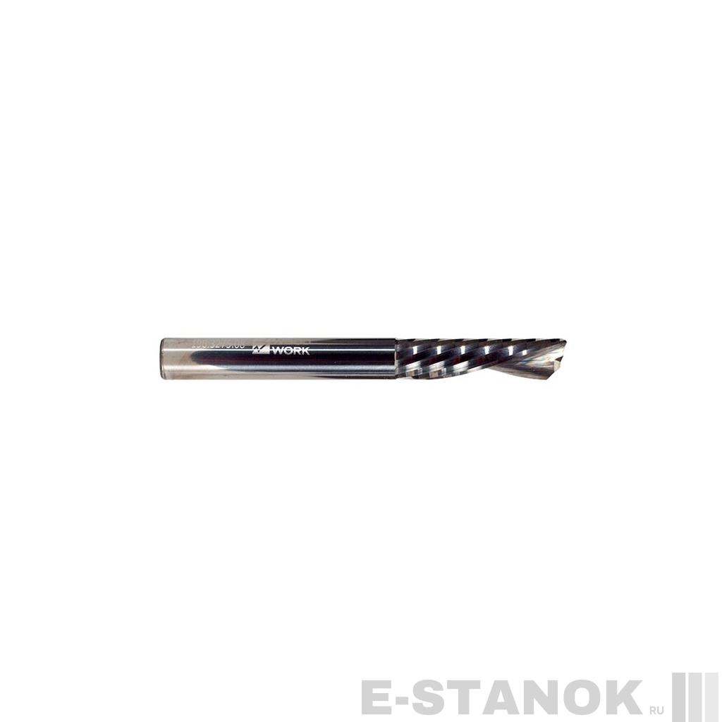 Однозаходная фреза стружка вниз WoodWork: диам. 6 мм, раб. длина 25 мм