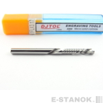 Однозаходная компрессионная фреза DJTOL A: диам. 3.175 мм, реж. длина 17 мм