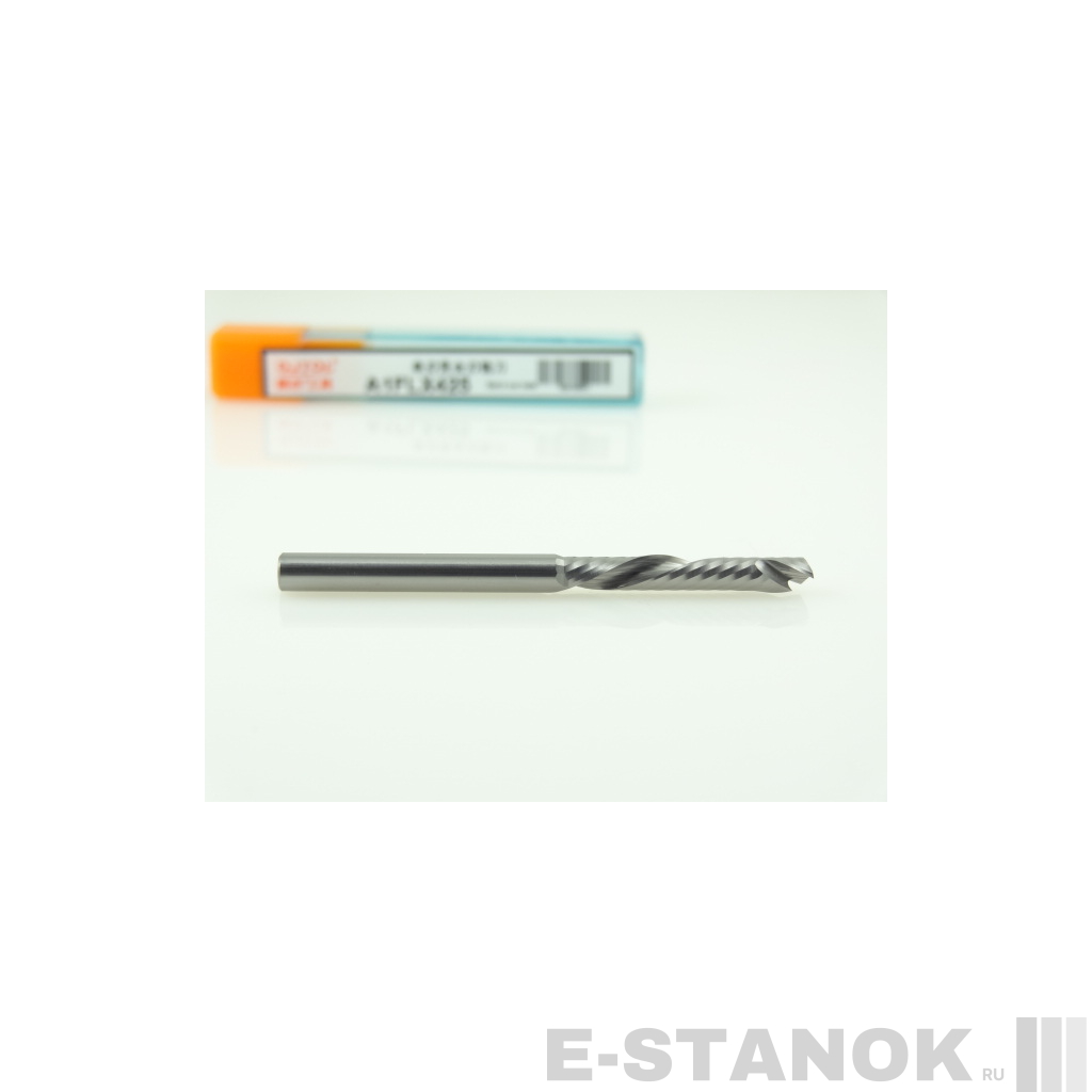 Однозаходная компрессионная фреза DJTOL A: диам. 4 мм, реж. длина 25 мм