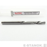 Однозаходная компрессионная фреза DJTOL A: диам. 4 мм, реж. длина 32 мм