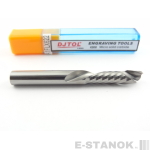 Однозаходная компрессионная фреза DJTOL A: диам. 6 мм, реж. длина 22 мм