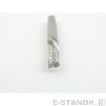 Однозаходная компрессионная фреза DJTOL AA: диам. 6 мм, реж. длина 22 мм