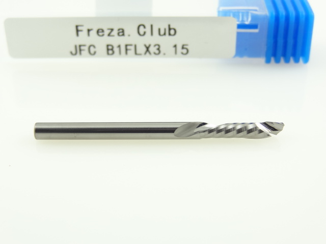Однозаходная компрессионная фреза JFC: диам. 3.175 мм, реж. длина 15 мм