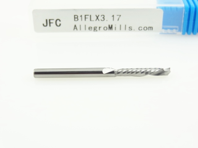 Однозаходная компрессионная фреза JFC: диам. 3.175 мм, реж. длина 17 мм