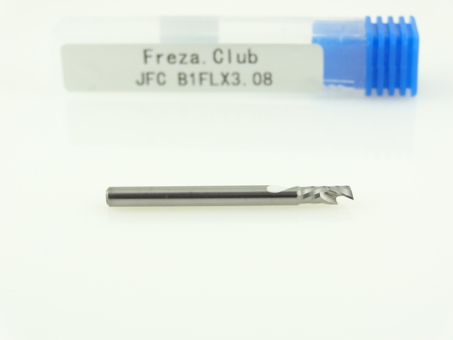 Однозаходная компрессионная фреза JFC: диам. 3.175 мм, реж. длина 8 мм