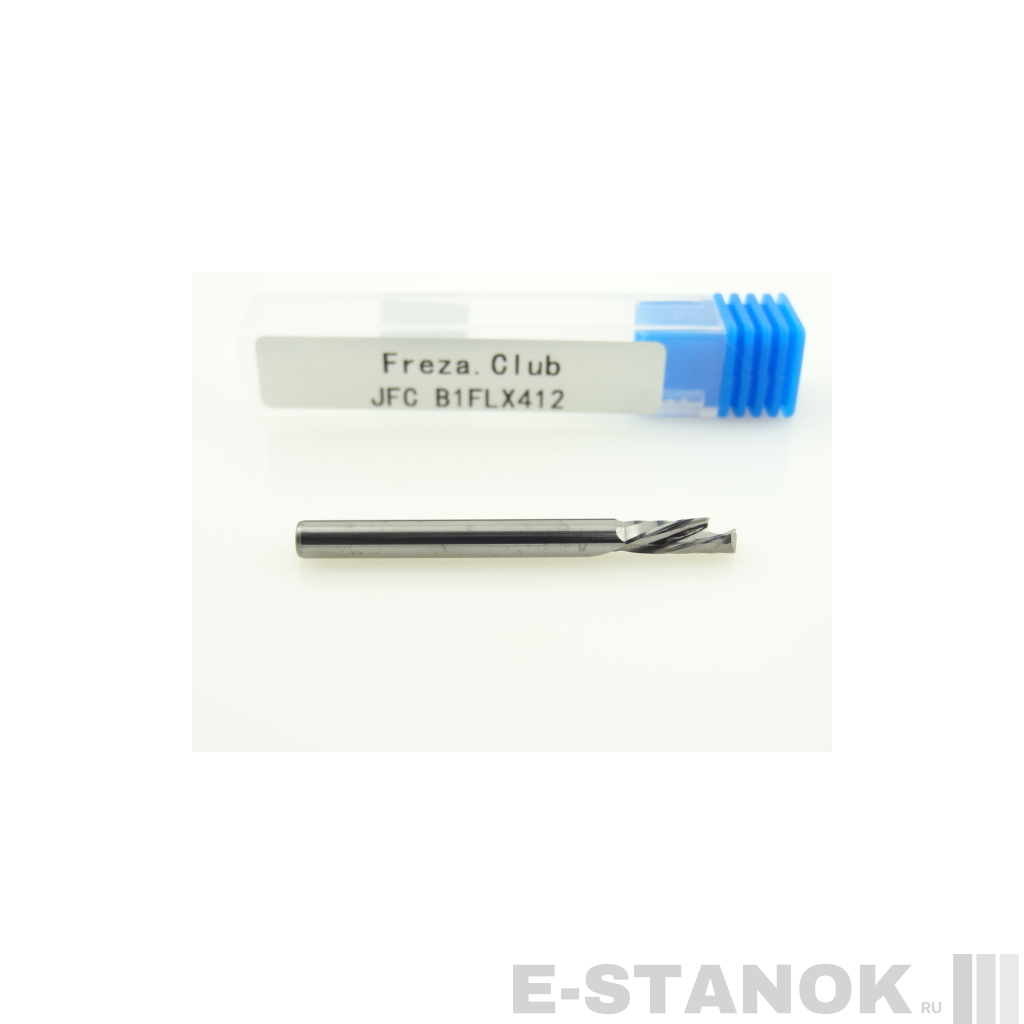 Однозаходная компрессионная фреза JFC: диам. 4 мм, реж. длина 12 мм