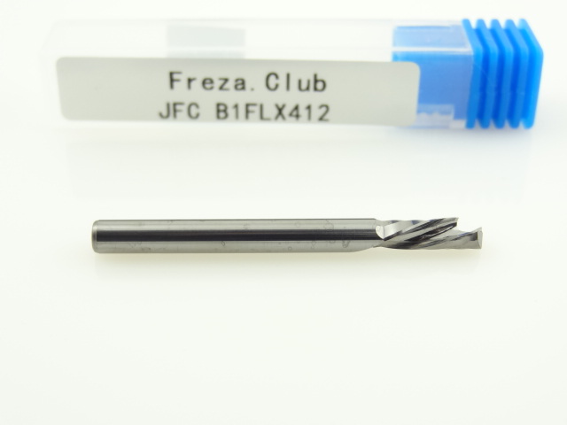 Однозаходная компрессионная фреза JFC: диам. 4 мм, реж. длина 12 мм
