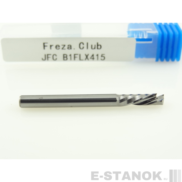 Однозаходная компрессионная фреза JFC: диам. 4 мм, реж. длина 15 мм