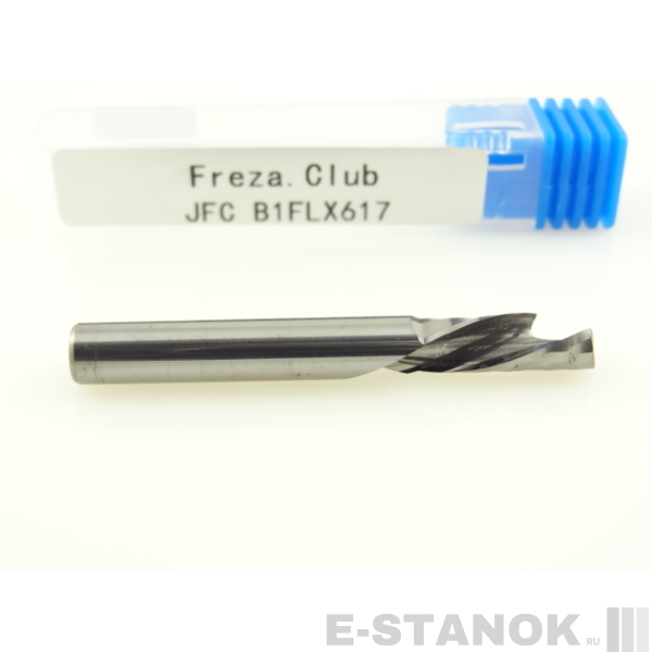 Однозаходная компрессионная фреза JFC: диам. 6 мм, реж. длина 17 мм