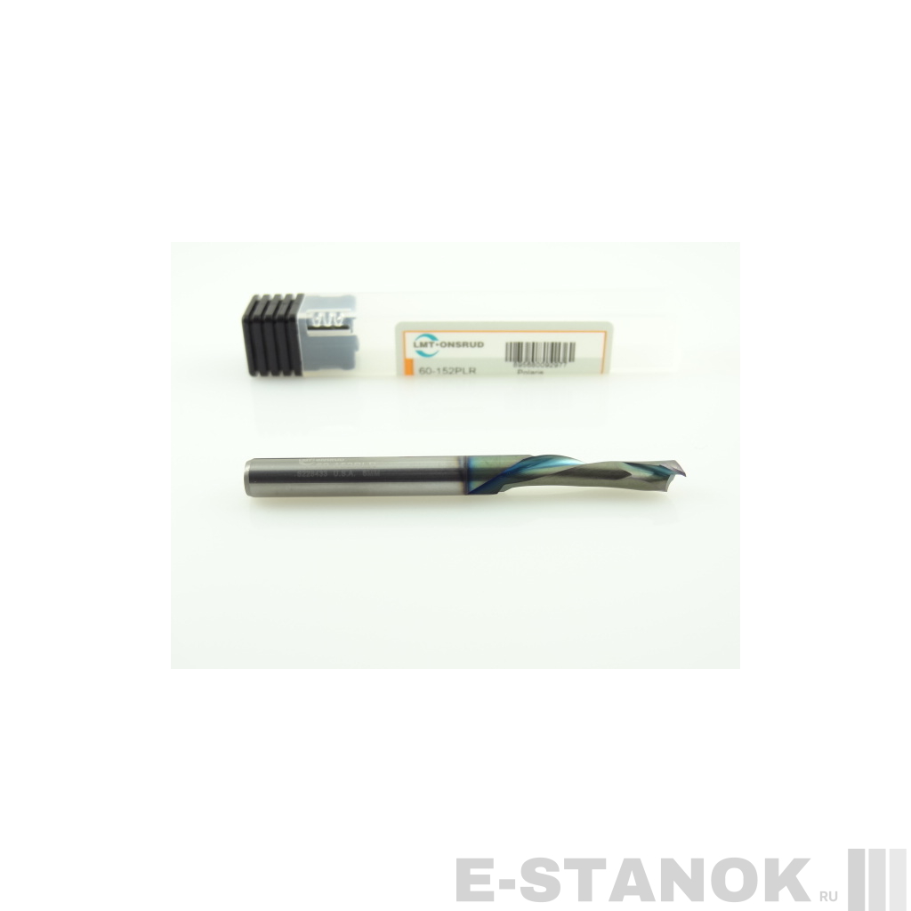 Однозаходная компрессионная фреза Onsrud: диам. 6 мм, реж. длина 22 мм