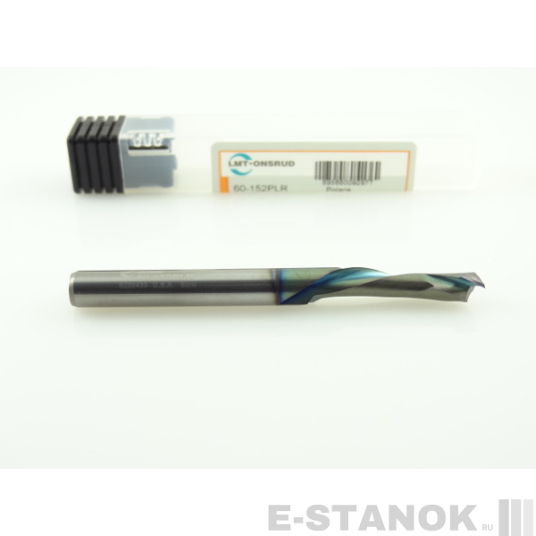 Однозаходная компрессионная фреза Onsrud: диам. 6 мм, реж. длина 22 мм