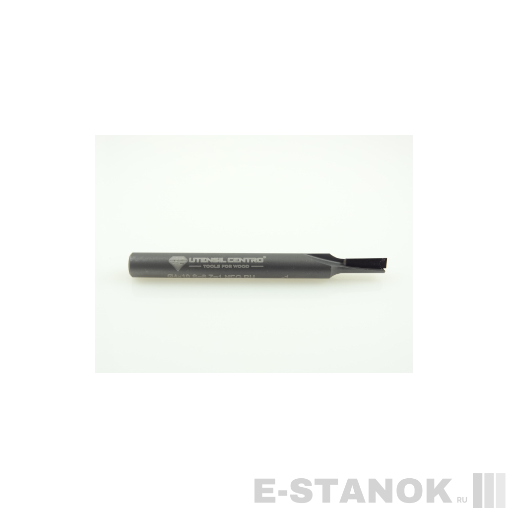 Прямая алмазная фреза Utensil Centro: диам. 4 мм, хвост. 6 мм, реж. длина 10 мм