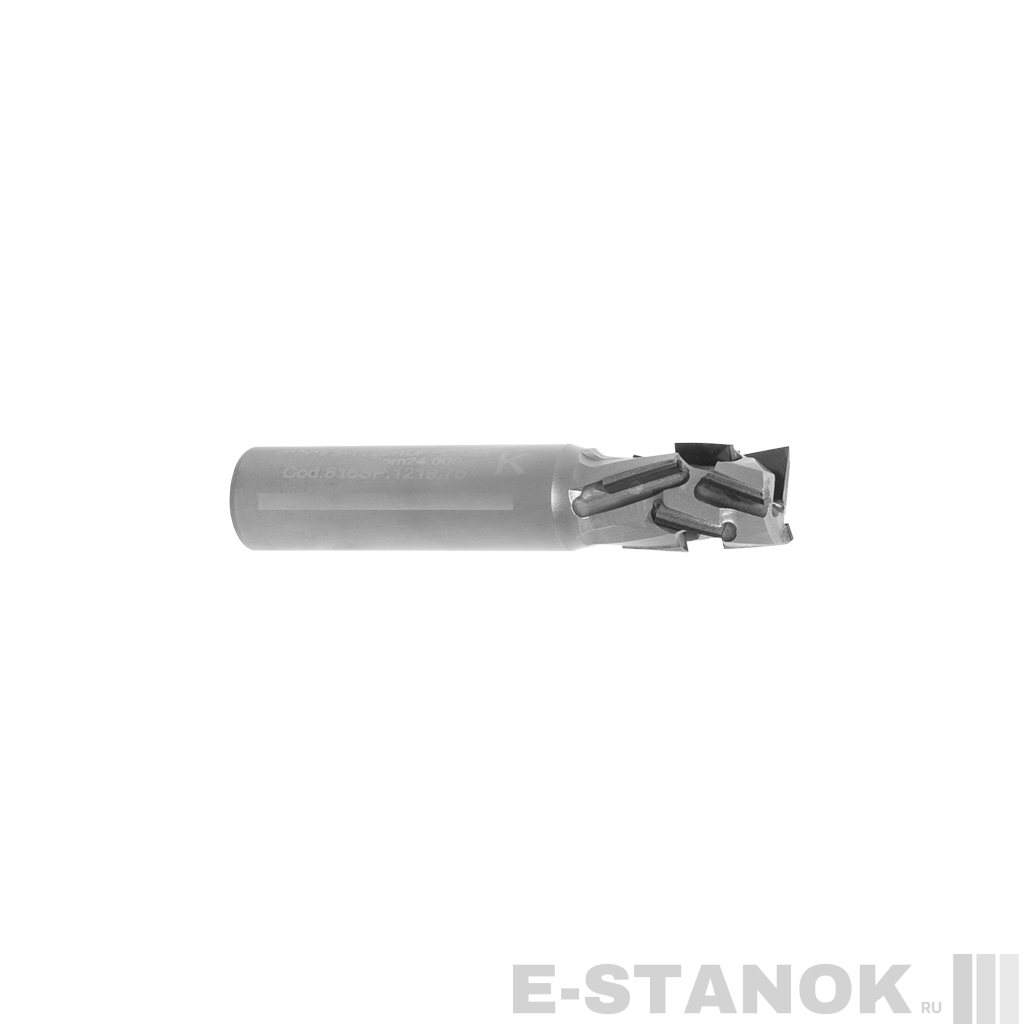 Трёхзаходная алмазная фреза для нестинга Utensil Centro: диам. 12 мм, реж. часть 28 мм (Z15+1)