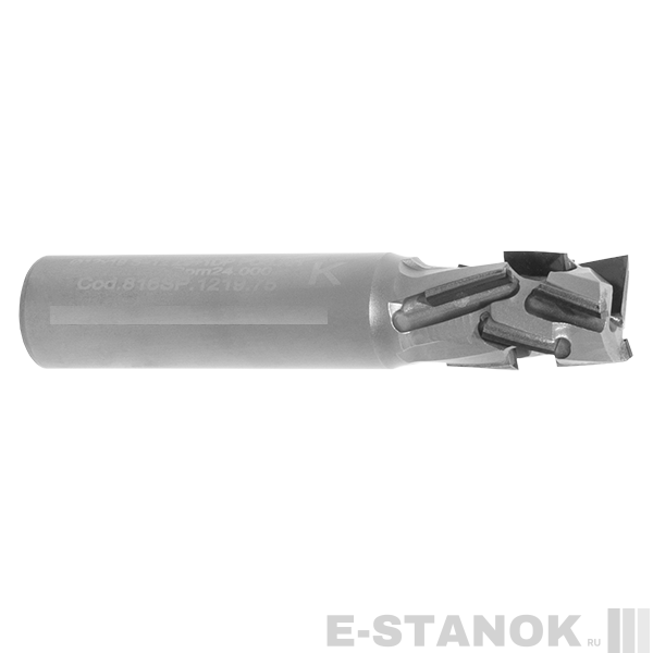 Трёхзаходная алмазная фреза для нестинга Utensil Centro: диам. 12 мм, реж. часть 28 мм (Z15+1)