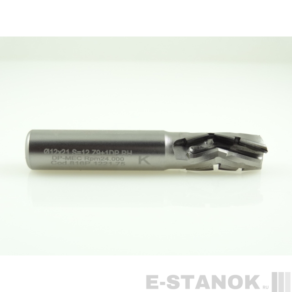 Трёхзаходная алмазная фреза для нестинга Utensil Centro: диам. 12 мм, реж. часть 21 мм