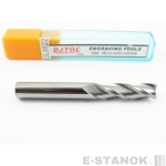 Трёхзаходная фреза DJTOL A: диам. 6 мм, реж. длина 22 мм