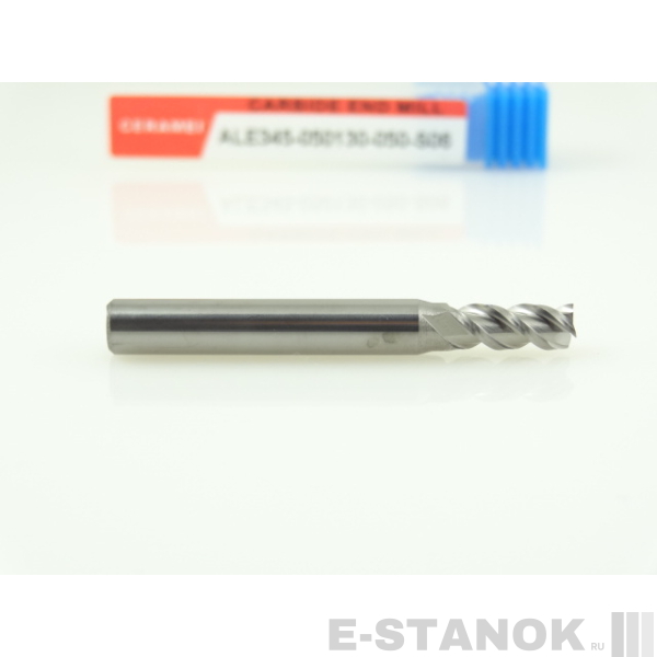 Трёхзаходная фреза по алюминию CERAMEI: диам. 5 мм, хвост. 6 мм, реж. часть 13 мм