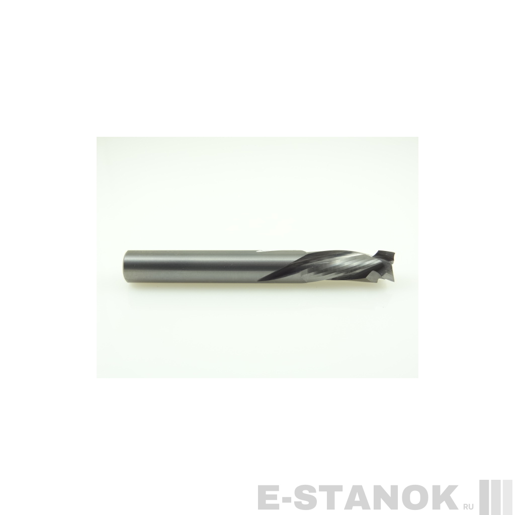 Трёхзаходная компрессионная фреза Альма S: диам. 10 мм, реж. длина 26 мм