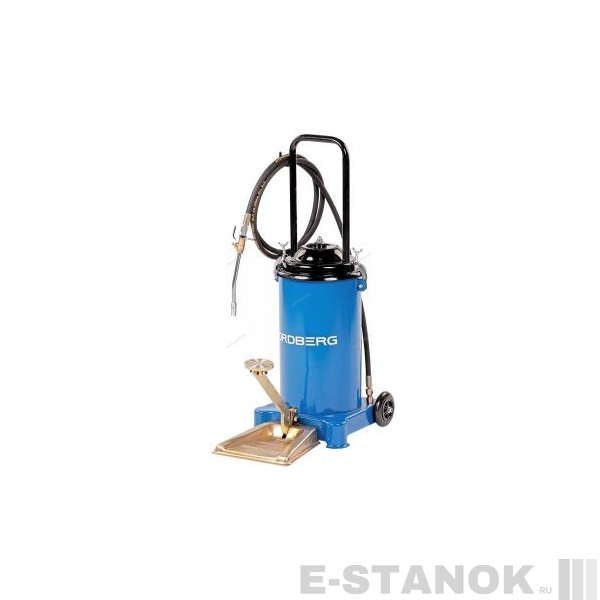 Установка для раздачи густой смазки с педалью, 12 л