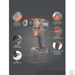 Дрель-шуруповерт аккумуляторная PATRIOT BR 210 UES — изображение 2