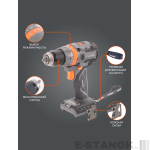 Дрель-шуруповерт аккумуляторная PATRIOT BR 210 UES — изображение 3